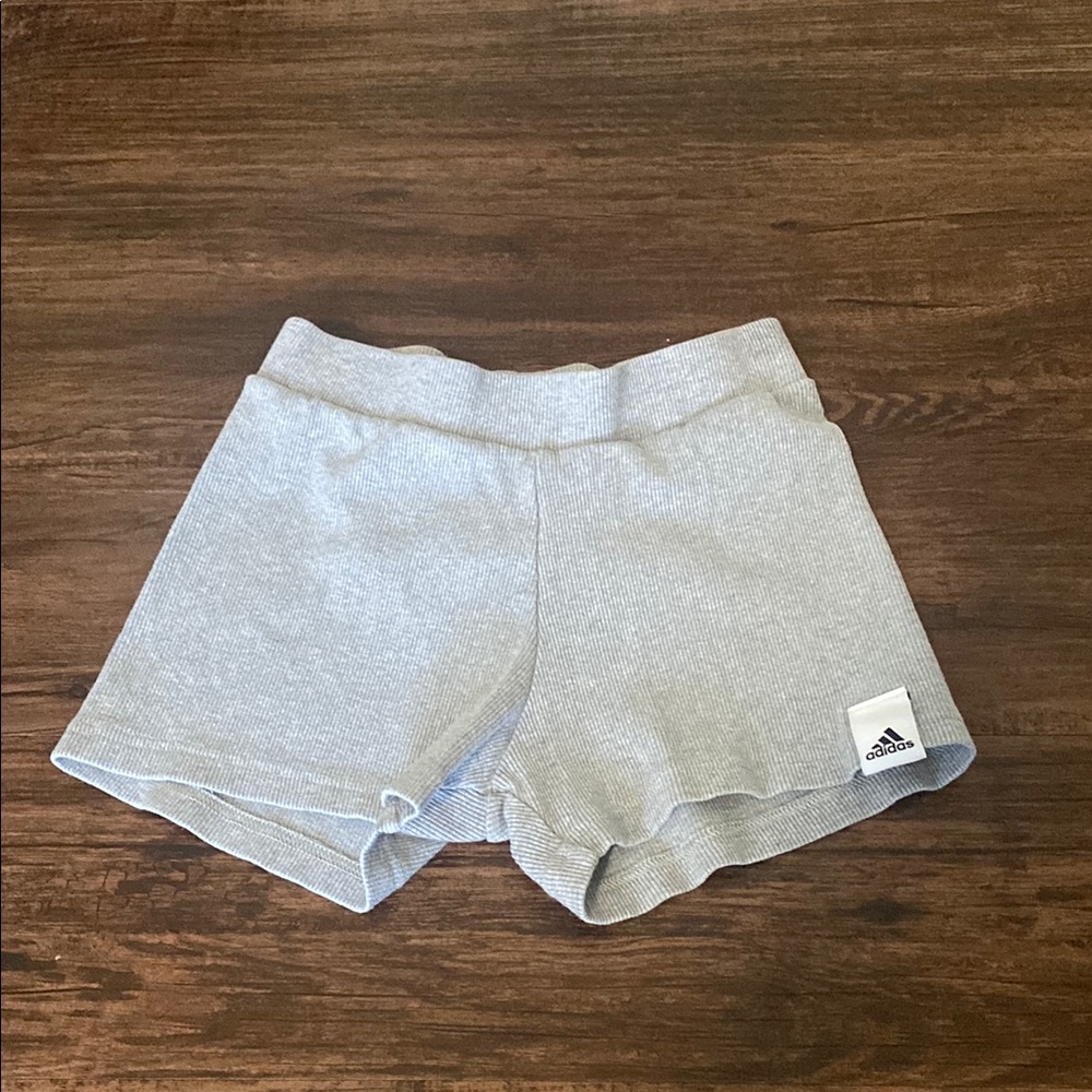 Adidas Gray Booty Shorts- XS EUC